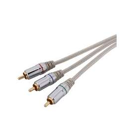 Zenith VC3006COMPON Video Cable, Silver Sheath