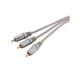 Zenith VC3012COMPON Video Cable, Silver Sheath