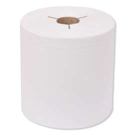 Advanced Hand Towel Roll, Notched, 1-Ply, 8 x 10, White, 1200/Roll, 6 Rolls/Carton
