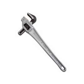 Offset Pipe Wrenches, Alloy Steel Jaw, 18 in