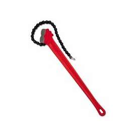 Chain Wrench, 5 in OD Capacity, 20 1/4 in Long