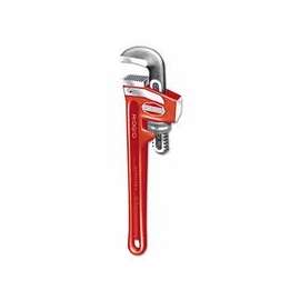 Cast Iron Pipe Wrenches, Alloy Steel Jaw, 10 in
