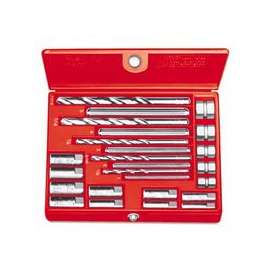Screw Extractor Sets, Drill Bits 1-5;Extractors 1-5;Drill Guides Nos. 921/1821
