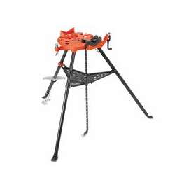 Tri-Stand Chain Vise, 460-12, 1/8 in - 12 in Pipe Cap, 1500 lb Load Cap