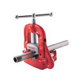 Bench Yoke Vises, Cast Iron, 2 in Pipe Cap.
