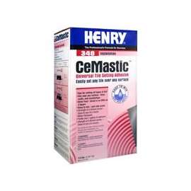 HENRY CeMastic 348 TileFlex Series 12070 Tile Setting Adhesive, Powder, 7.5 lb Box