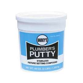HARVEY 043050 Plumber's Putty, 3 lb Cup