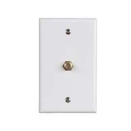 Zenith VW1001WJ1W Wallplate, White