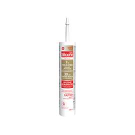GE Silicone II SE2182 Flexible Kitchen and Bath Sealant, 9.8 oz, Cartridge, White, Solid