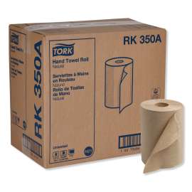 Universal Hardwound Roll Towel, 7.88" x 350 ft, Natural, 12 Rolls/Carton
