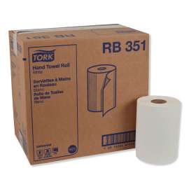 Universal Hardwound Roll Towel, 7.88" x 350 ft, White, 12/Carton