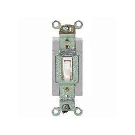 Eaton Wiring Devices 1242-7W-BOX Switch, 120 V, Wall Mounting, Thermoplastic, White