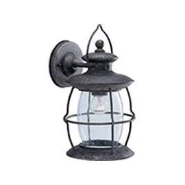 Boston Harbor Dimmable Outdoor Lantern, (1) 60/13 W Medium A19/Cfl Lamp, Misty Pewter