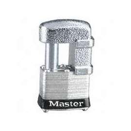 Master Lock 37D Padlock, 1-9/16 in W Body, Steel