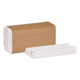 C-Fold Hand Towel, 1-Ply, 10.13 x 12.75, Natural White, 150/Pack, 16 Packs/Carton