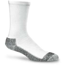 MED WHT DBL Sole Sock