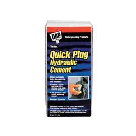 DAP Quick Plug 14086 Hydraulic and Anchoring Cement, Gray, 5 lb Box