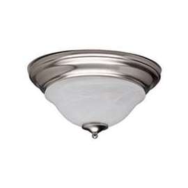 Boston Harbor Dimmable Ceiling Light Fixture, (2) 60/13 W Medium A19/Cfl Lamp, Brushed Nickel