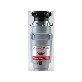 Waste King Legend L-1001 Garbage Disposer, 1/2 hp Motor, 115 V, Stainless Steel