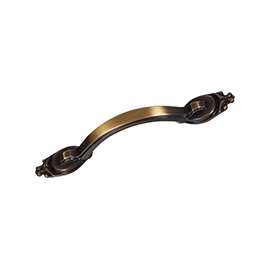 Amerock BP735AE Cabinet Pull, 4-13/16 in L x 7/8 in H Handle, Zinc, Antique English