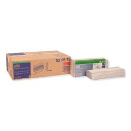 Industrial Cleaning Cloths, 1-Ply, 14 x 16.9, Gray, 120/Pack, 5/Carton
