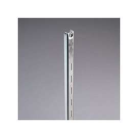 Knape & Vogt 80 Series 80 WH 36 Single-Slot Shelf Standard, 320 lb Weight Capacity, Wall Mounting, 16 ga, Steel