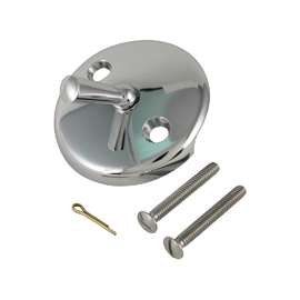 Plumb Pak PP22601 Tub Face Plate, Chrome, For Bath Drains