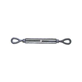 BARON 15-1/2X6 Turnbuckle, 2200 lb Weight Capacity, Eye Fitting A, Eye Fitting B, Galvanized Steel