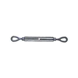 BARON 15-1/2X9 Turnbuckle, 2200 lb Weight Capacity, Eye Fitting A, Eye Fitting B, Galvanized Steel