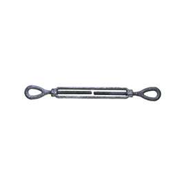 BARON 15-1/2X12 Turnbuckle, 2200 lb Weight Capacity, Eye Fitting A, Eye Fitting B, Galvanized Steel