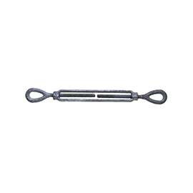 BARON 15-5/8X6 Turnbuckle, 3500 lb Weight Capacity, Eye Fitting A, Eye Fitting B, Galvanized Steel