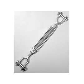 BARON 19-1/2X9 Turnbuckle, 2200 lb Weight Capacity, Jaw Fitting A, Jaw Fitting B, Galvanized Steel