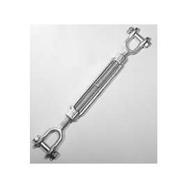 BARON 19-5/8X9 Turnbuckle, 3500 lb Weight Capacity, Jaw Fitting A, Jaw Fitting B, Galvanized Steel