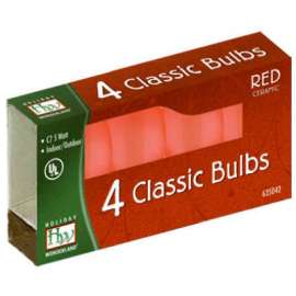 HW4PKRED Cera Cand Bulb