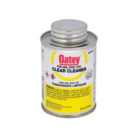 Oatey 30779 All-Purpose Pipe Cleaner, Clear, 4 oz Can