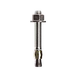 COBRA ANCHORS 496N Wedge Anchor, 761 lb Weight Capacity, Steel, Plated