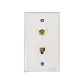 Zenith TW1002CPW Wallplate, White
