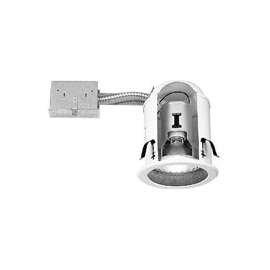 Halo H5RT Light Housing, 5-1/2 in Ceiling Opening, Recessed Mounting, Steel, White