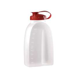 Rubbermaid Mixermate 1776348 Storage Bottle, 1 qt Capacity, 8-3/4 in H, Clear
