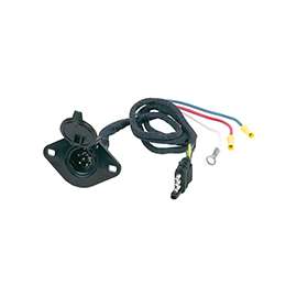 HOPKINS 47155 Trailer Wiring Kit, 4-Wire, Plastic