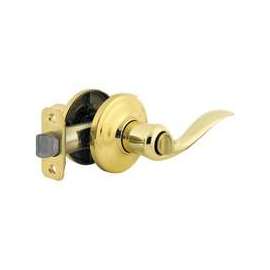 Kwikset Signature Series 730TNL3CP Privacy Lever, 2 Grade, Polished Brass