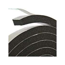 Frost King R538H Foam Tape, 10 ft L, 5/16 in Thick, Rubber, Black