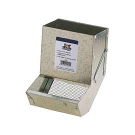 Pet Lodge AF5S Small Animal Feeder with Sifter Bottom, Steel