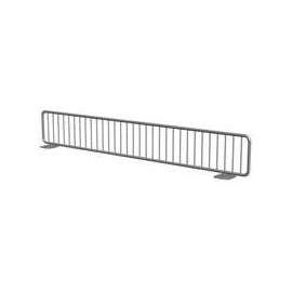 Lozier FSD317 BCP Heavy-Gauge Free Standing Wire Divider, Metal, Chrome, For Lozier and Madix Shelves