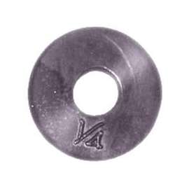 Danco 88571 Flat, Flexible Faucet Washer, 1/4 in, Rubber, Black