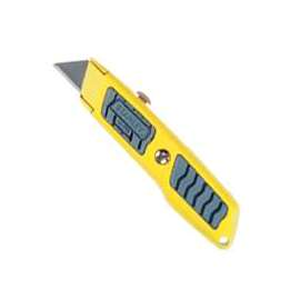 STANLEY 10-779 Utility Knife, 2-7/16 in L x 3 in W Blade, Cushion-Grip Black/Yellow Handle