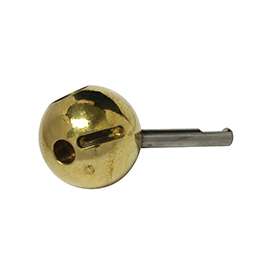 Plumb Pak PP808-72LF Round Stem Replacement Faucet Ball, Brass, For Delta Model 70 Faucets
