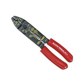 Klein 1001 Electrician's Tool, 10 to 26 AWG Stranded, 8 to 22 AWG Solid Cutting, Cushion Grip Handle