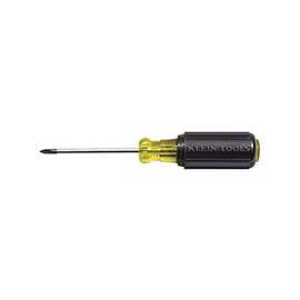 Klein 603-3 Heavy-Duty Screwdriver, #1 Drive, Phillips Drive, 6-3/4 in OAL, Black Handle