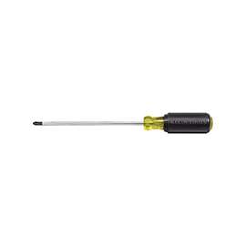 Klein 603-6 Heavy-Duty Screwdriver, #3 Drive, Phillips Drive, 11 in OAL, Black Handle